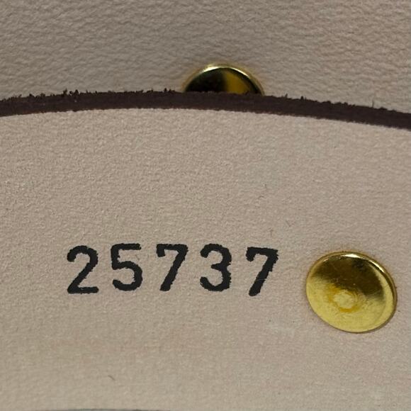 Auruem No 2 Chocolate Suede And Gold Studded Belt Size XS/S - Picture 7 of 7